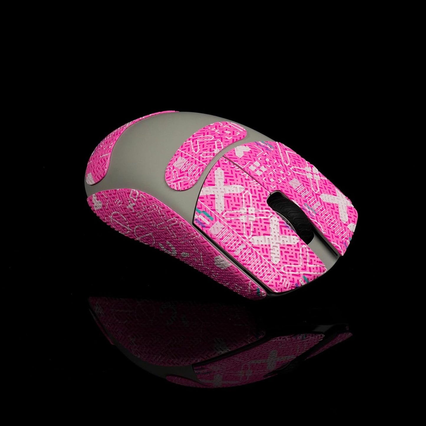 Grip Tape for Lamzu Atlantis Maya - Anti-Slip,Enhanced Control, Sweat Resistance,Improves FPS Gaming Grip & Mouse Protection [Pre-Cut] Printsteam Pink 0.5mm