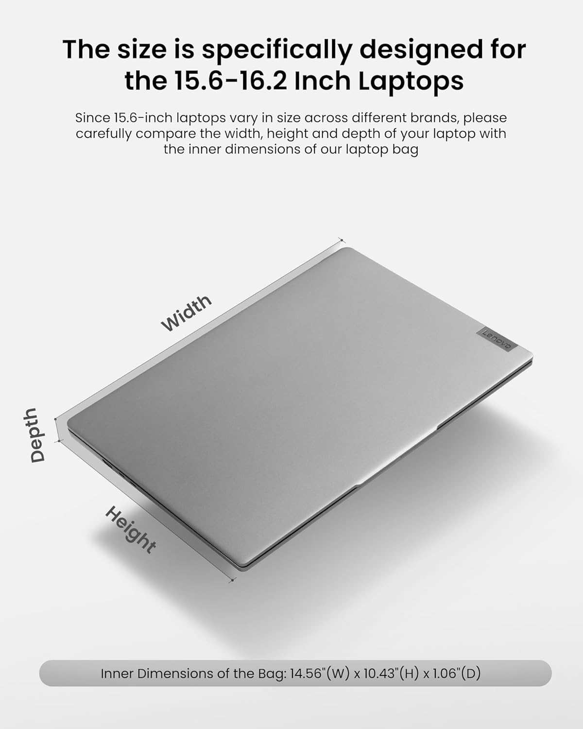 tomtoc 360 Protective Laptop Carrying Case for 15.6-16.2 Inch Acer Aspire 5/7, Lenovo Legion 5i Pro Gen 7, The Razer Blade 17, Dell Inspiron 16/XPS 17, LG Gram 17, More Asus Thinkpad Chromebooks