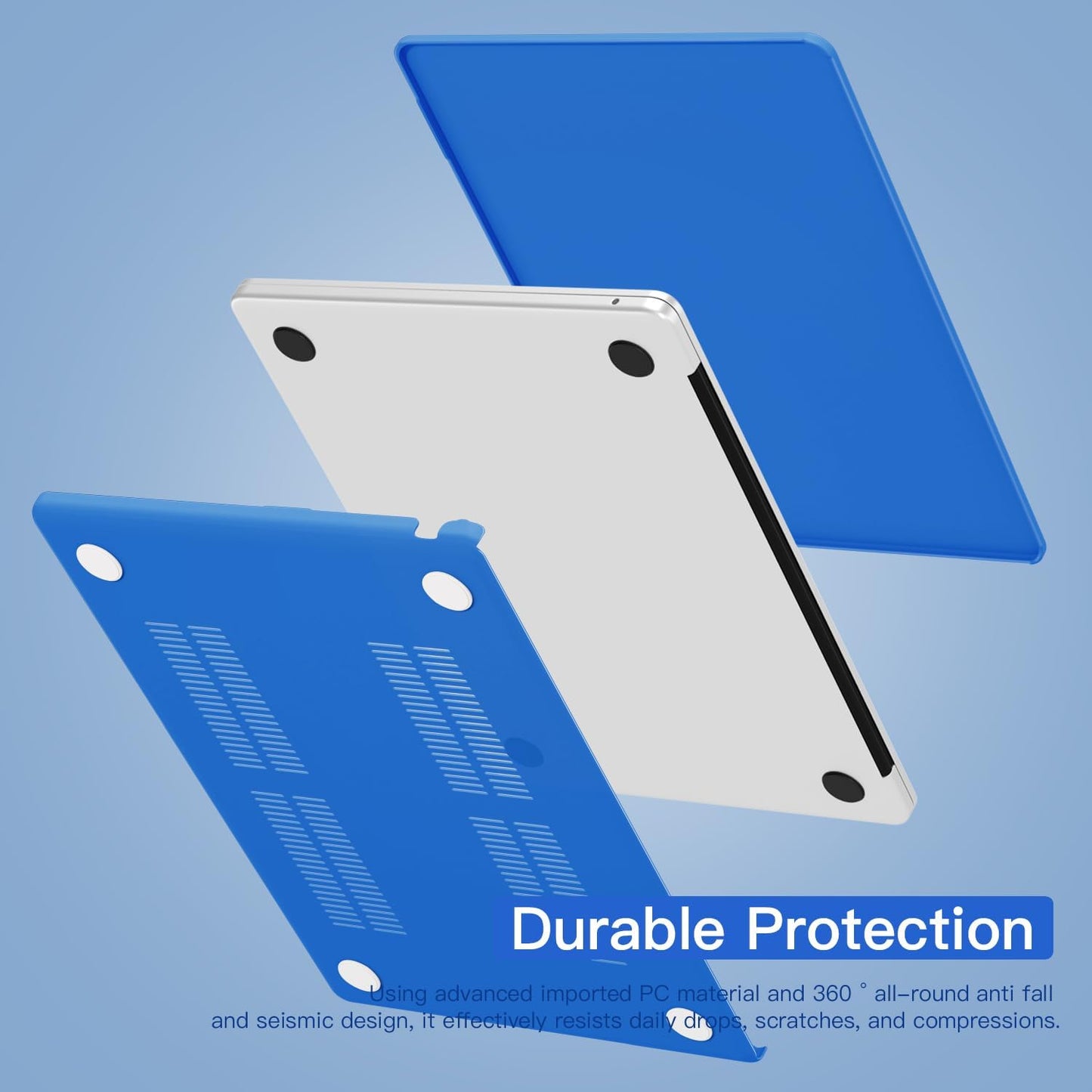 CISSOOK Compatible with MacBook Air 13.6 inch 2022 2023 2024 2025 Release M2 Model A2681 M3 A3113 A3240 M4, Plastic Hard Shell Case for MacBook Air 13.6 inch with Liquid Retina Display Touch ID