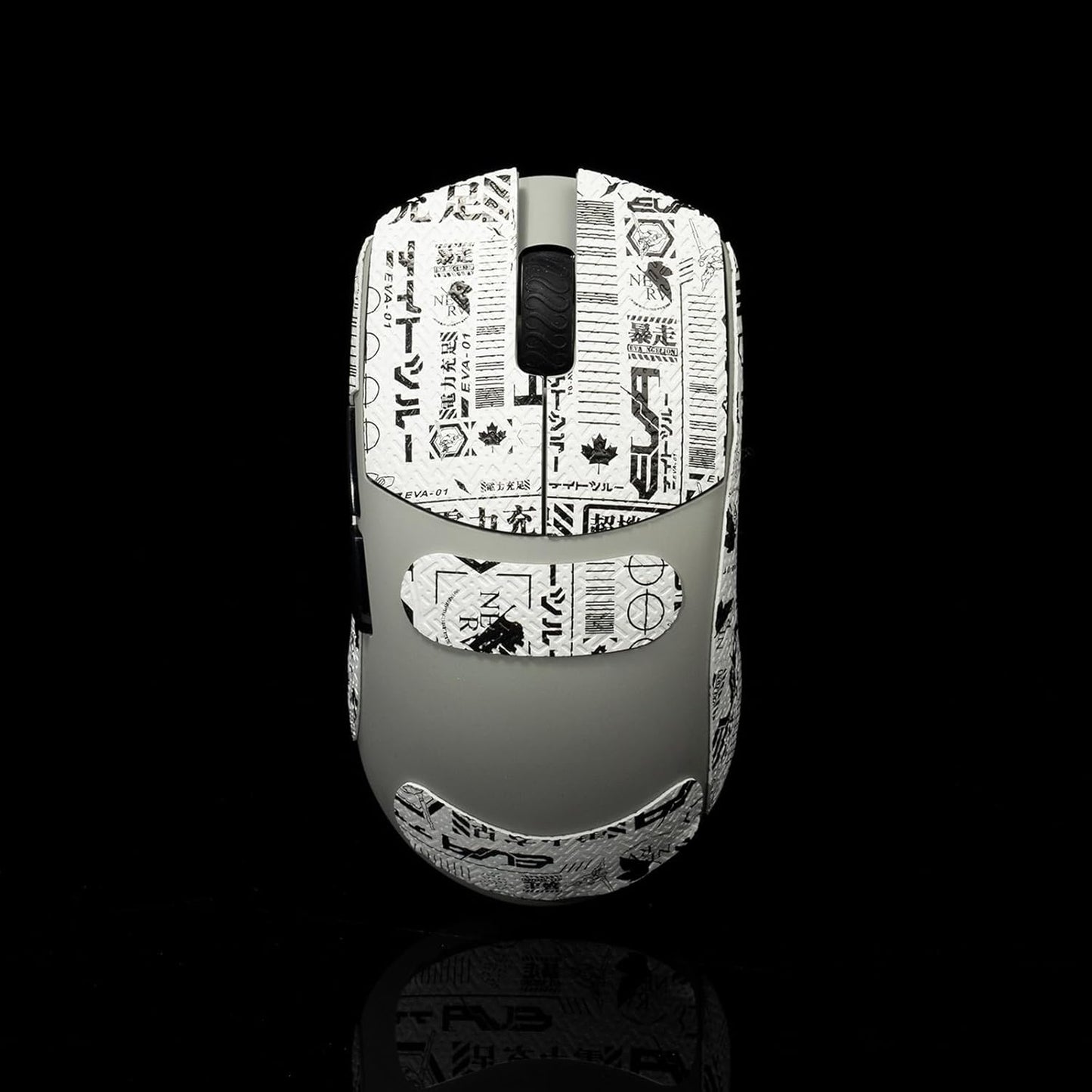 Grip Tape for Lamzu Atlantis Maya - Anti-Slip,Enhanced Control, Sweat Resistance,Improves FPS Gaming Grip & Mouse Protection [Pre-Cut] CS Black 0.3mm