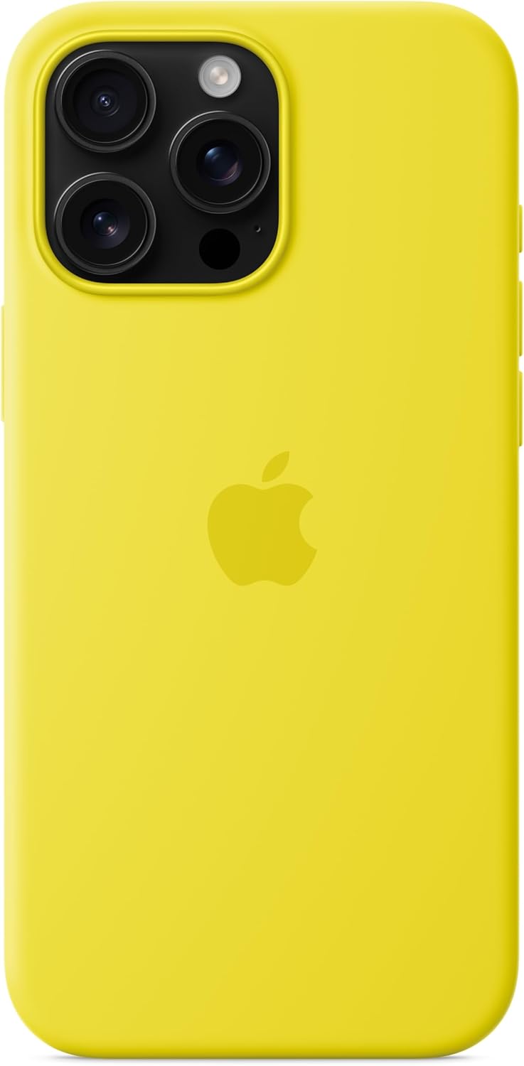 Apple iPhone 16 Pro Max Silicone Case with MagSafe and Camera Control: Lightweight Phone Case, Wireless Charging Compatible, Smooth Matte Finish; Star Fruit