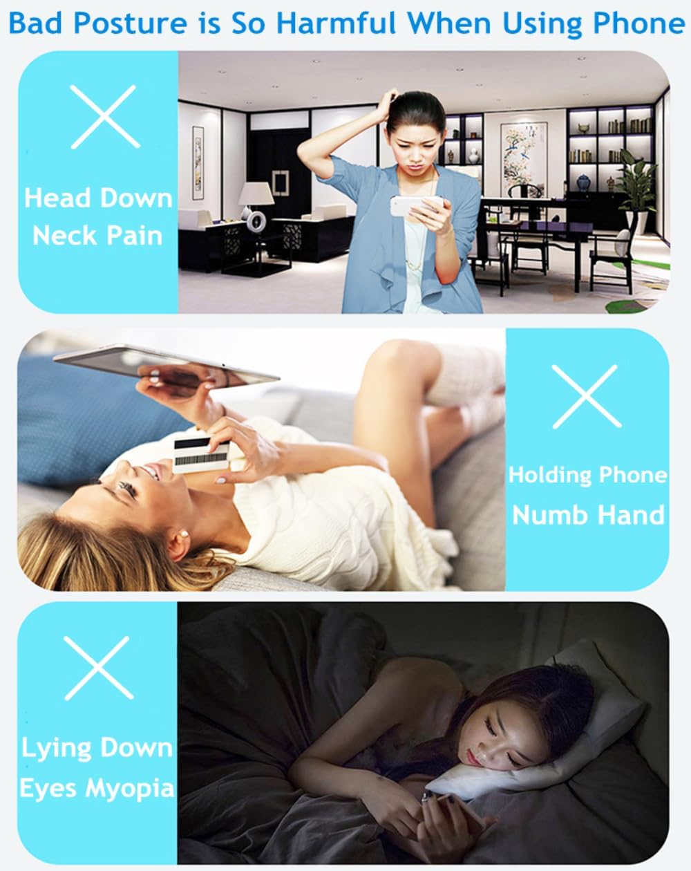 Cell Phone Stand for Desk 2 Pack Mobile Phone Holders Desktop Tablet Stand, Foldable Phone Dock Universal Adjustable Tablet Stand for Desk (Pink+Purple)