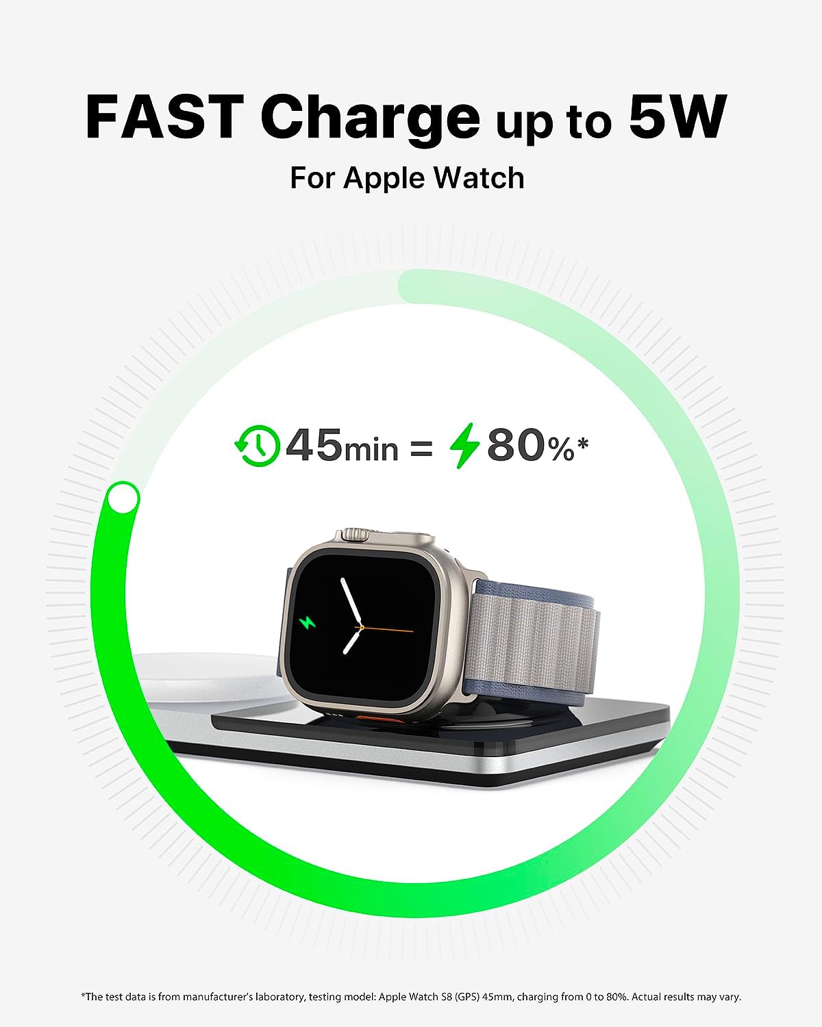 3 in 1 Wireless Charging Station for Apple Device: Fast Charging Station for iPhone and Watch with MagSafe, Foldable Charger Stand for iPhone 12-16 & iPhone 16 & iWatch & AirPods