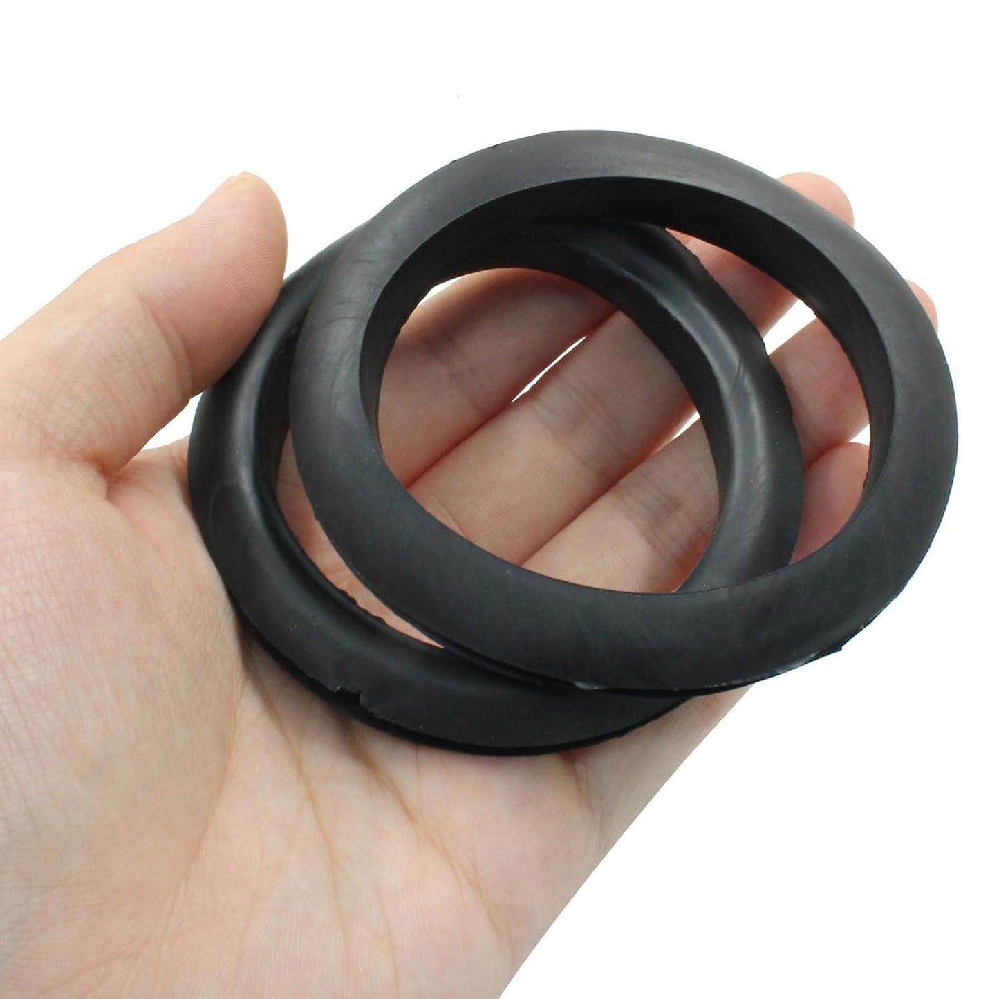 6 Pcs Rubber Grommets, 2-3/8" Inside Diameter 2-1/2" Drill Hole Rubber Wire Grommets O Ring Grommets for Wire, Firewall, Cables, Plugs, Automotive
