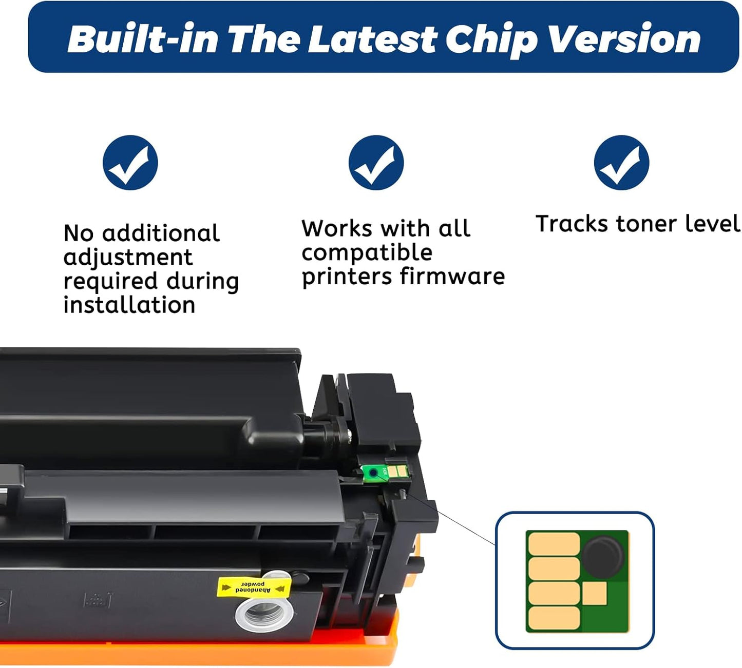 642A Black Toner Cartridge,Compatible for HP 642 A CB400A for HP Color Laserjet CP4005 Series CP4005DN CP4005N Printer, ( 1 Pack ,Up to 7,500 Pages )