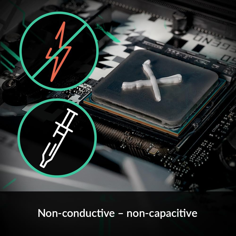 ARCTIC MX-4 (4 g) - Premium Performance Thermal Paste for All Processors (CPU, GPU - PC), Very high Thermal Conductivity, Long Durability, Safe Application, Non-Conductive