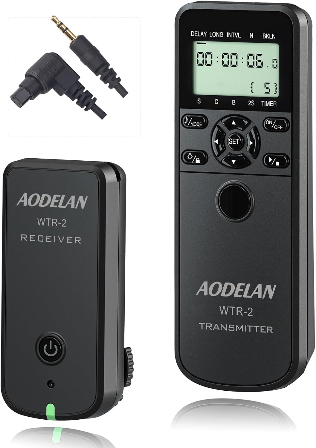 Compatible with Canon Wireless Shutter Remote - Intervalometer and Timer (EOS R5, 10D, 6D, 1D, 1Ds, 1D Mark IV, 1D Mark II)