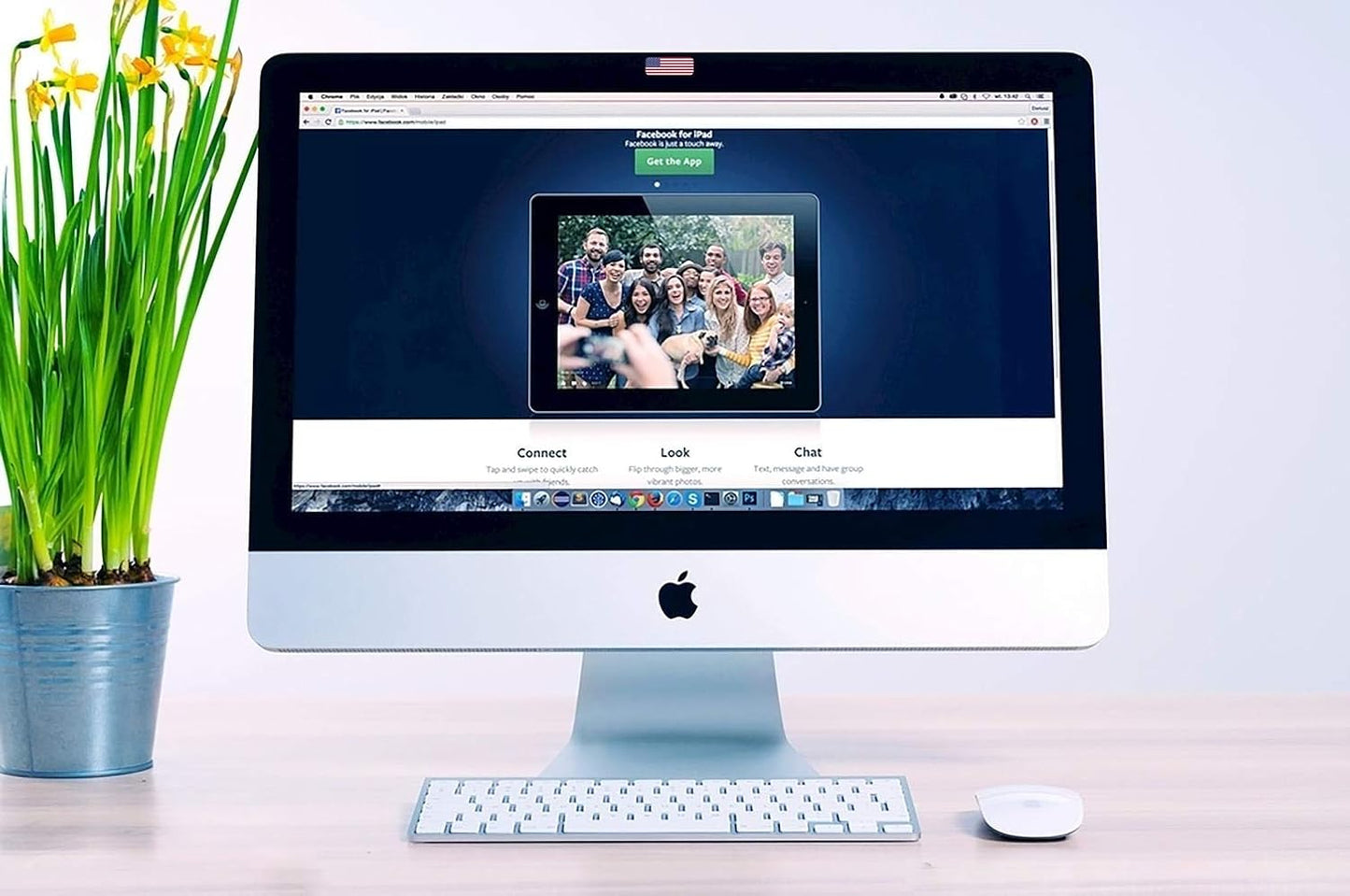 Webcam Cover, Laptop Camera Cover Slide, Ultra-Thin, US Flag Pattern Design, Web Camera Cover fits Laptop, Desktop, PC, Macboook Pro, iMac, Computer, Protect Your Privacy & Security