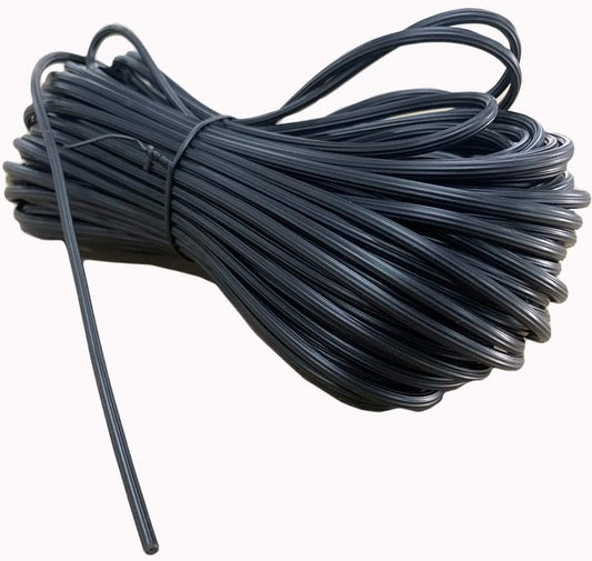 FLYZZZ Screen Spline 0.125" (1/8"), 100 ft | for Narrow Grooves ONLY | NOT for All Standard Windows (See Guide in Image #2)