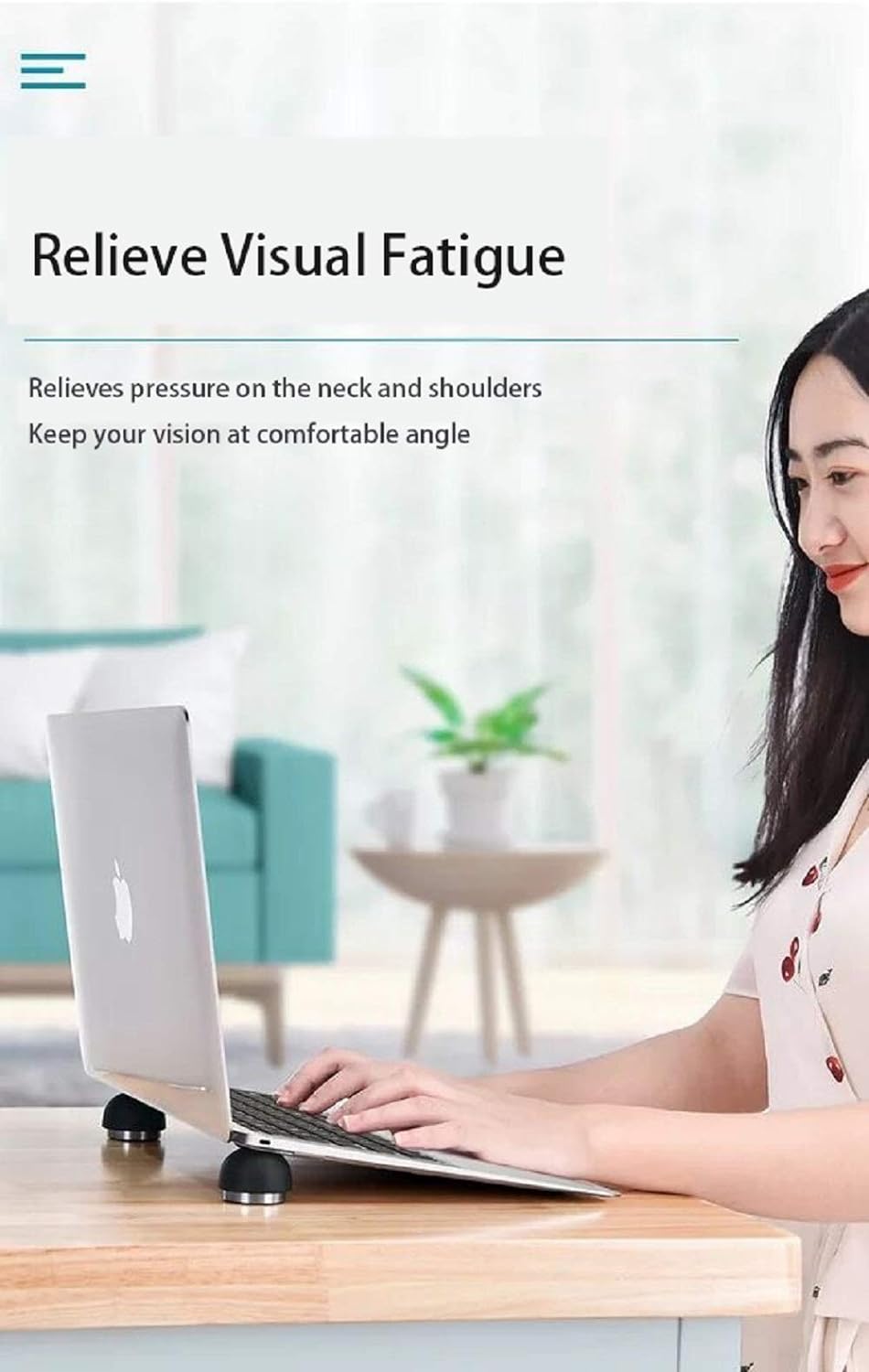 Laptop Cooling Stand,Ergonomic Laptop Cooling Pad Small Invisible Cooler Ball Portable Magnetic Laptop Cooler Stand for Computer