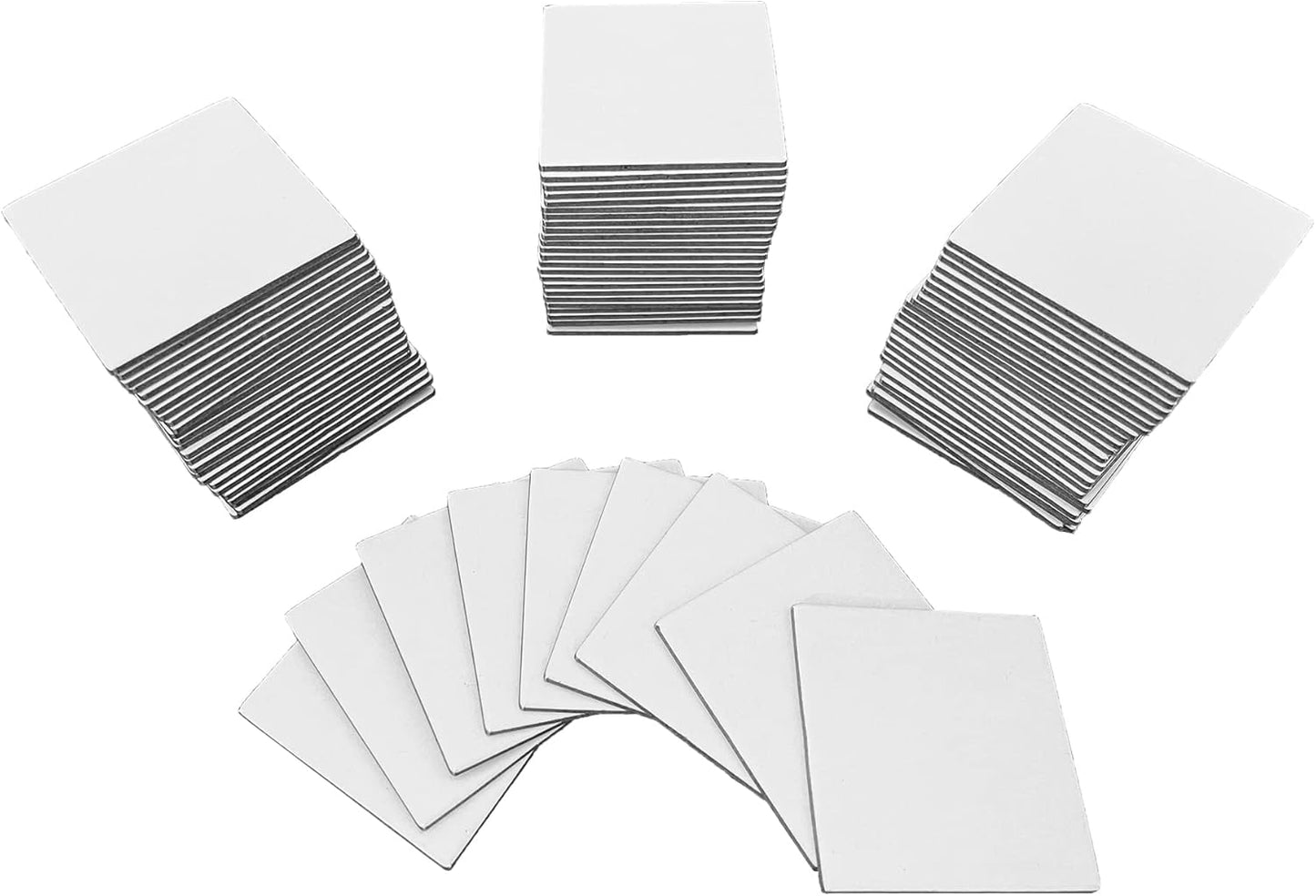 Apostrophe Games Square Board Game Tiles – 84Pcs Large Game Board Pieces Blank Game Board Chits, Same Size as Carcassonne– Create Your Own Custom Tiles