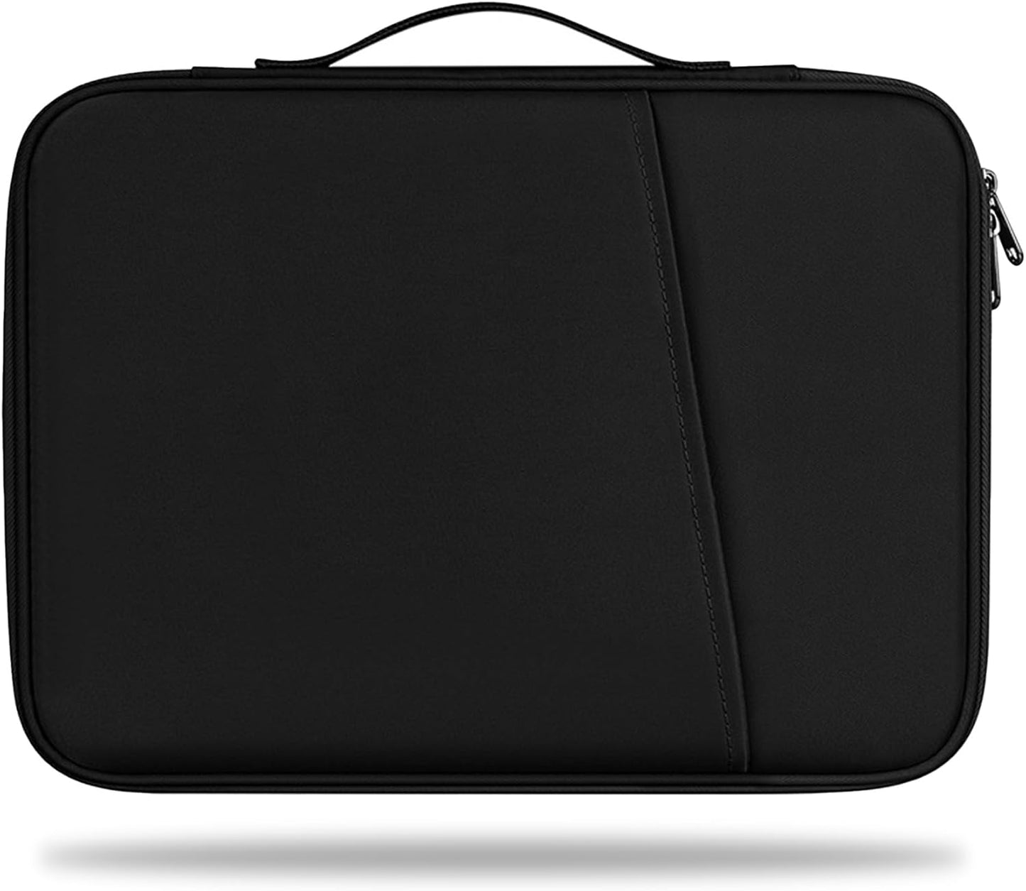 BoAn Laptop Sleeve Case, Handbags Portable Laptop Bag, 15.6 inch Bag Shockproof Protective Notebook Case with Accessory Pocket, for 15.6 inch HP, ASUS, Lenovo, Acer, Notebook, Computer, Black