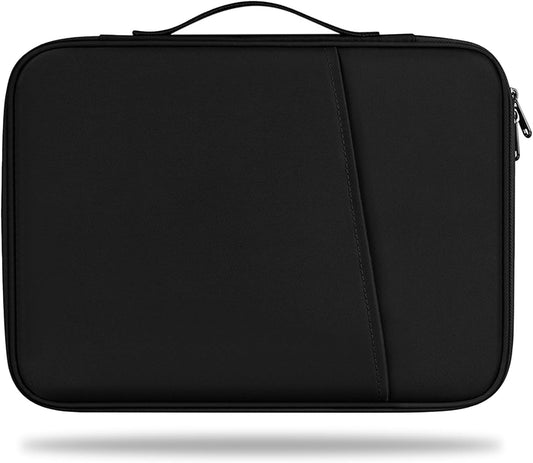 BoAn Laptop Sleeve Case, Handbags Portable Laptop Bag, 15.6 inch Bag Shockproof Protective Notebook Case with Accessory Pocket, for 15.6 inch HP, ASUS, Lenovo, Acer, Notebook, Computer, Black
