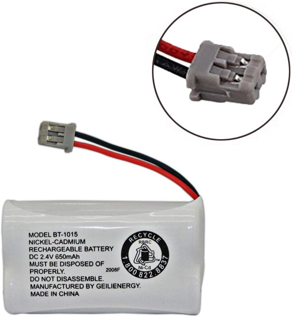 GEILIENERGY BT-1015 BT1015 Battery Compatible for Uniden BT1007 BT-1007 BT904 BT-904 BBTY0651101 BBTY0460001 BBTY0510001 BBTY0624001 BBTY0700001 HHR-P506, HHR-P506A Cordless Phone(4-Pack)