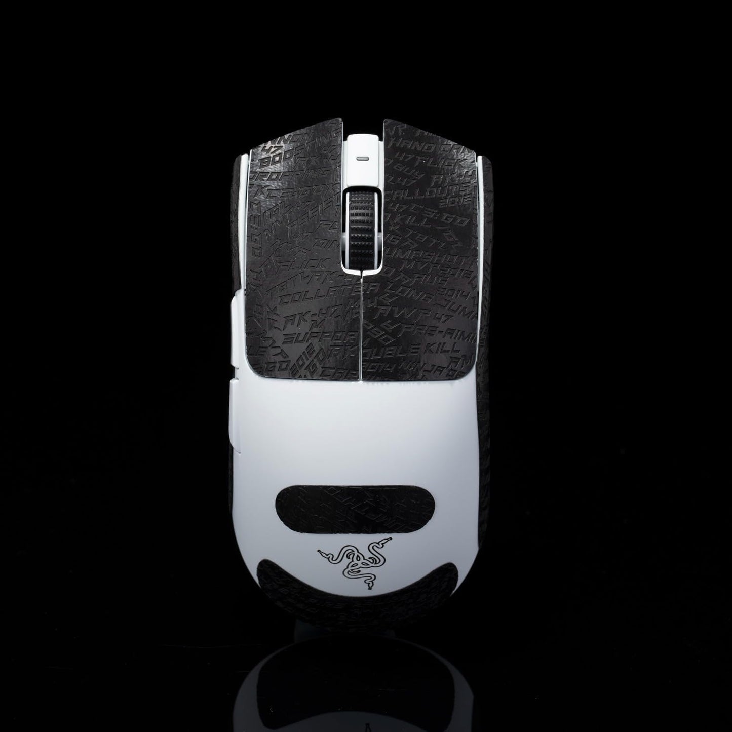 Grip Tape for Razer Viper V3 Pro - Anti-Slip,Enhanced Control, Sweat Resistance,Improves FPS Gaming Grip & Mouse Protection [Pre-Cut] CS Black