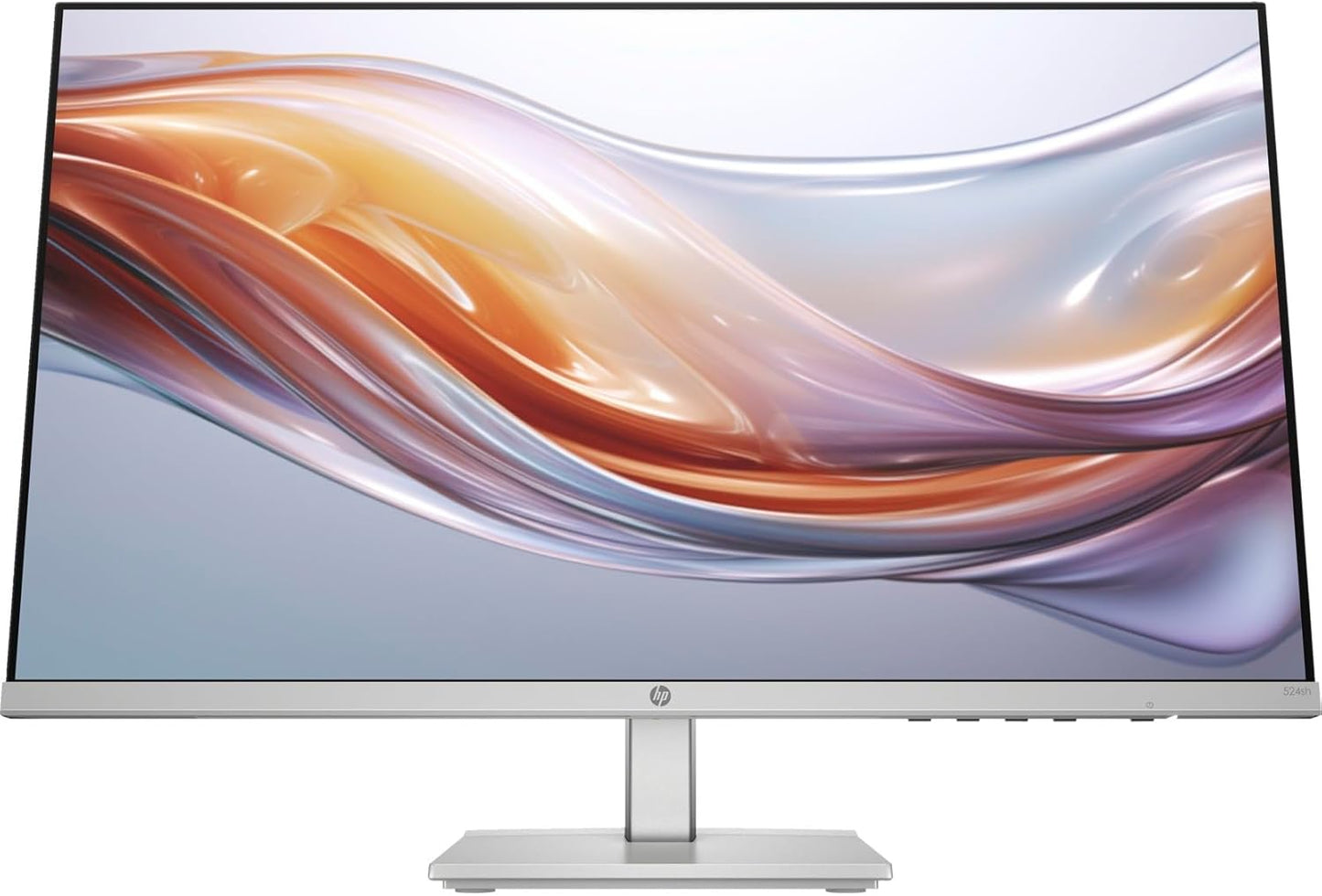 HP Series 5 524sh Monitor (Replaces M24h) 24" IPS FHD (1920x1080) 99% sRGB Display, Adjustable Tilt, Flicker Free, Anti-Glare, Low-Blue Light Filter, Black/Silver w/DKZ Hub USB Port Expander