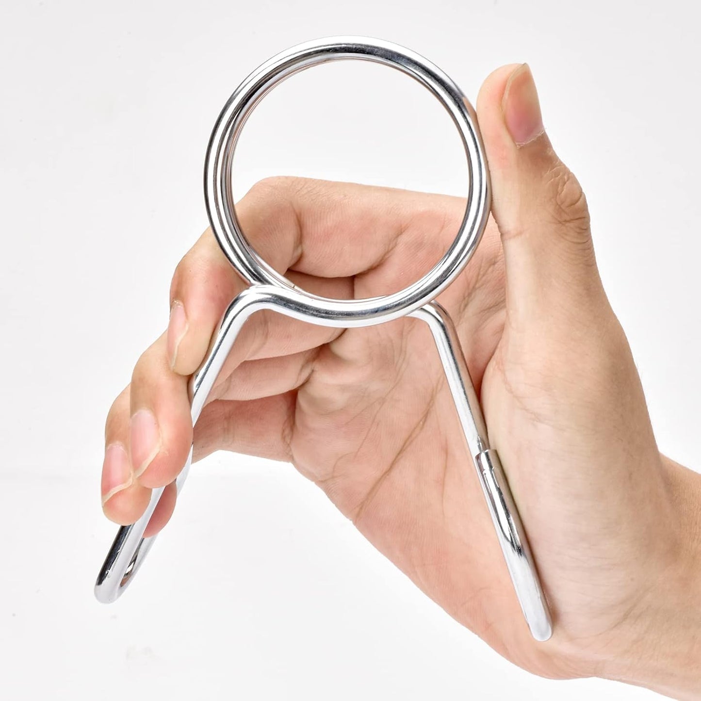 AccEncyc Spring Clip Collars 2 Inch Olympic Barbell Clamps Dumbbell Clips Weight Bar Clips for Weightlifting, Powerlifting, Strength Training