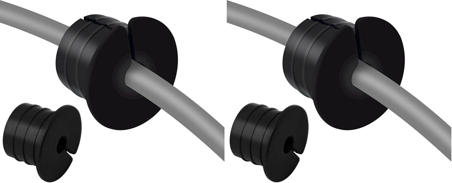 Cable Routing Kit for Starlink for 1 inch Wall Hole, Wall Bushing Grommet, Starlink Accessories, Silicone Cable Wall Pass, Starlink Anti-Slip Wall Grommets for Cables (1 inch) 2 Pcs (Pack of 2)