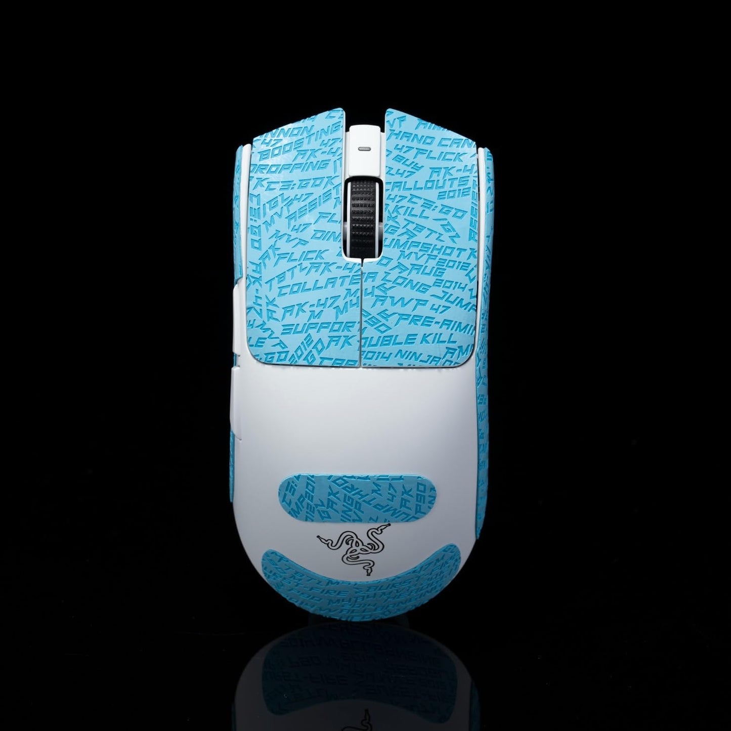 Grip Tape for Razer Viper V3 Pro - Anti-Slip,Enhanced Control, Sweat Resistance,Improves FPS Gaming Grip & Mouse Protection [Pre-Cut] CS Blue