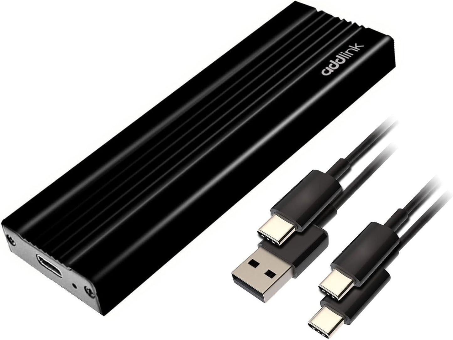 Addlink External Portable SSD 2TB P20 USB 3.2 Gen2 up to 1050MB/s, 3D TLC USB C Solid State Drive, for PC Laptop Mac Windows Linux Android PS4 PS5 Xbox One Smart TV (ad2TBP20B32) Made in Taiwan