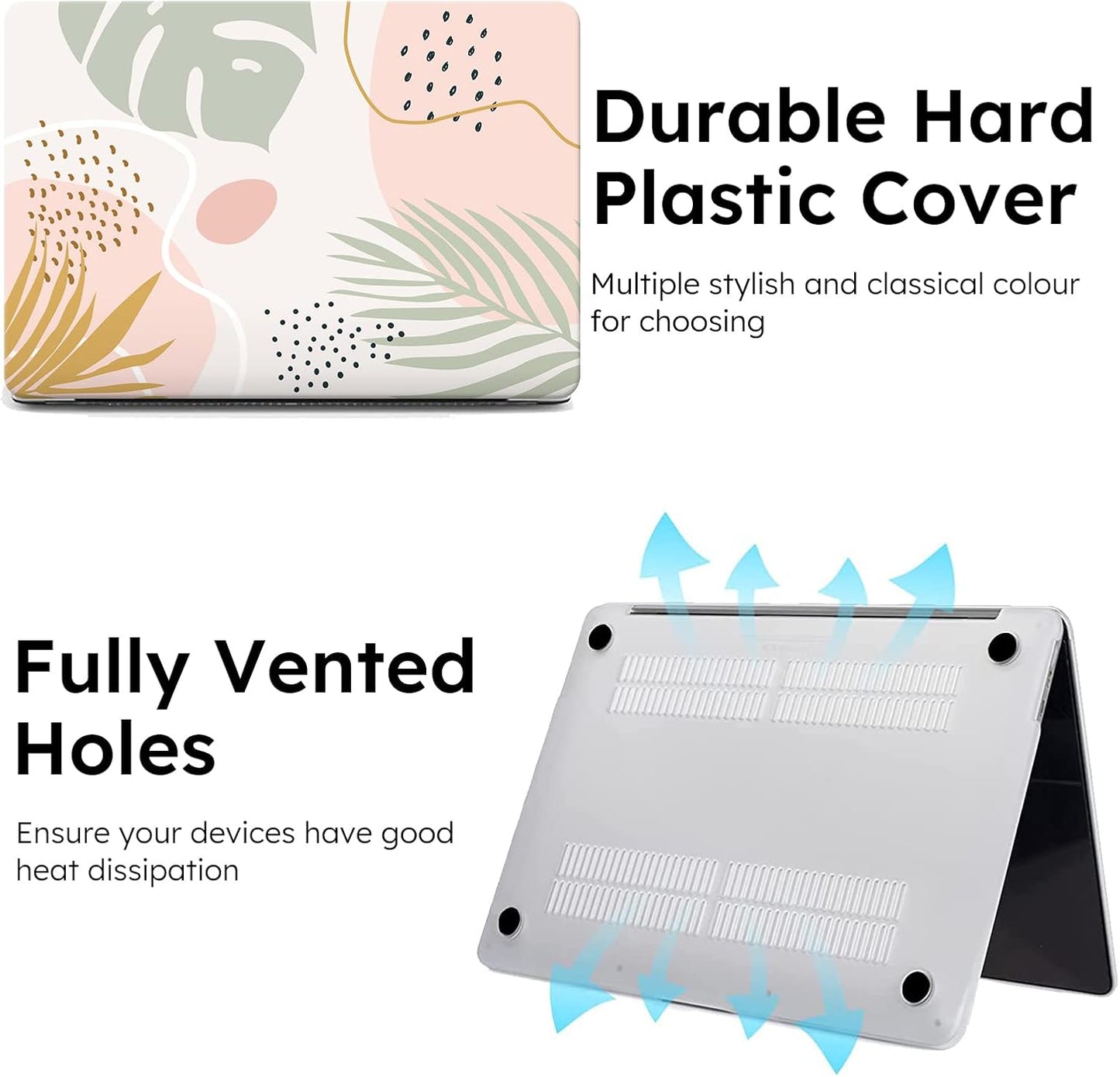 iCasso for MacBook Air 13 inch Case 2025 2024-2022 Release M4 A3240 M3 A3113 A2681 M2 with Liquid Retina Display, Hard Plastic Shell for Mac Air 13.6, TPU Keyboard Cover&Screen Protector, Morandi