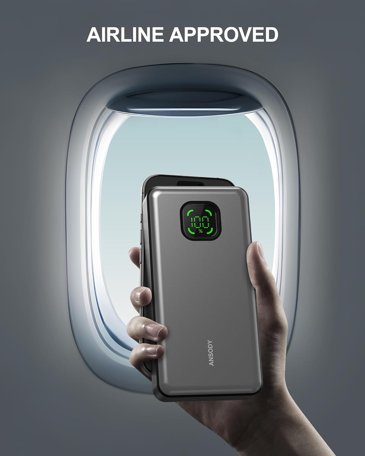 65W Power Bank, 25000mAh Laptop Portable Charger, 100W Total Fast Charging Battery Pack for MacBook Dell XPS iPad Tablet Steam Deck iPhone 16/15 Series Samsung Switch and More Silver