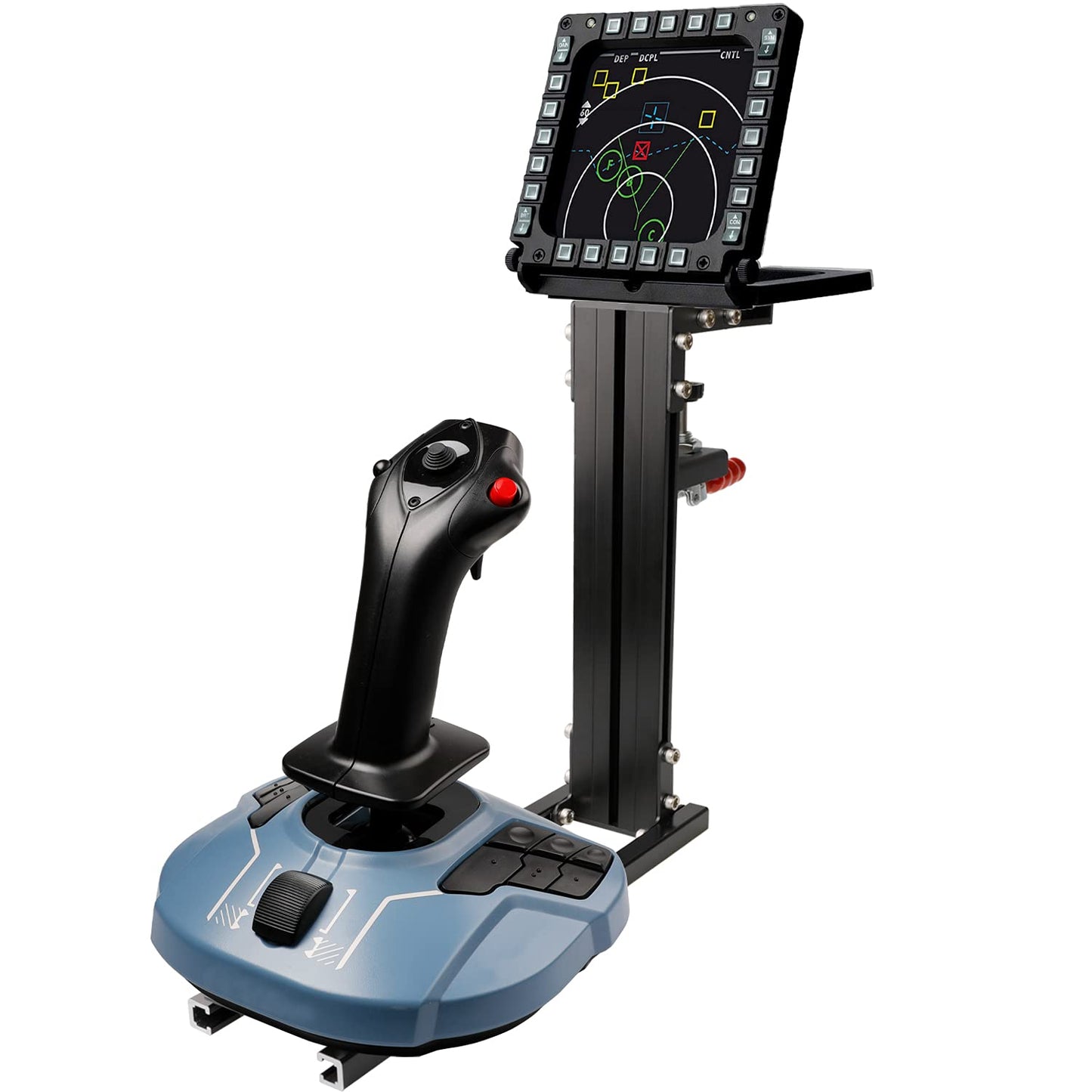 Hikig 2 Set Desk Mount for Flight Sim Game Joystick, Throttle and HOTAS Systems - Compatible With Logitech X56, X52, X52 Pro, Thrustmaster T-Flight HOTAS, T.16000M, TCA