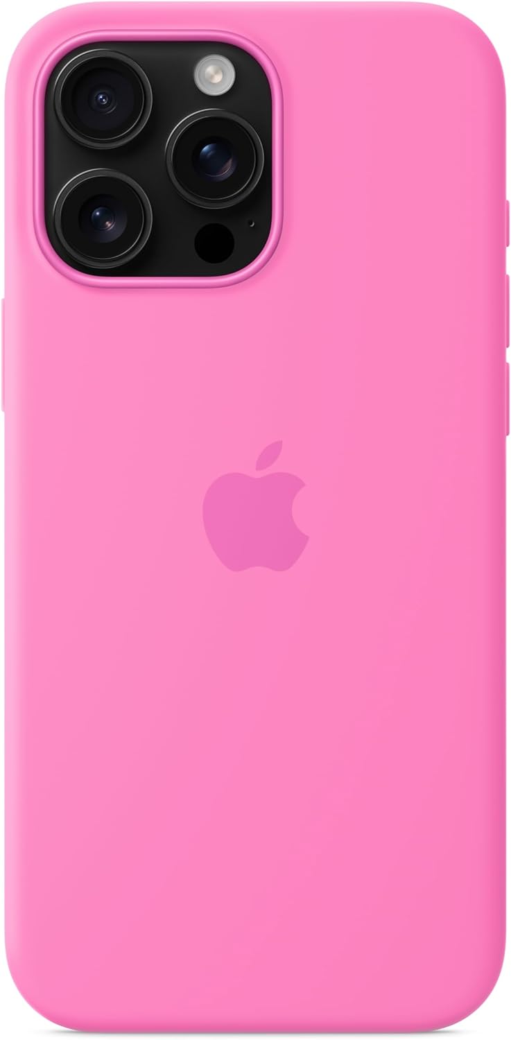 Apple iPhone 16 Pro Max Silicone Case with MagSafe and Camera Control: Lightweight Phone Case, Wireless Charging Compatible, Smooth Matte Finish; Peony