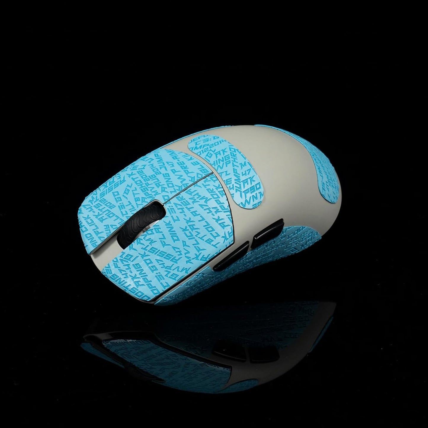Grip Tape for Lamzu Atlantis Maya - Anti-Slip,Enhanced Control, Sweat Resistance,Improves FPS Gaming Grip & Mouse Protection [Pre-Cut] CS Blue 0.3mm