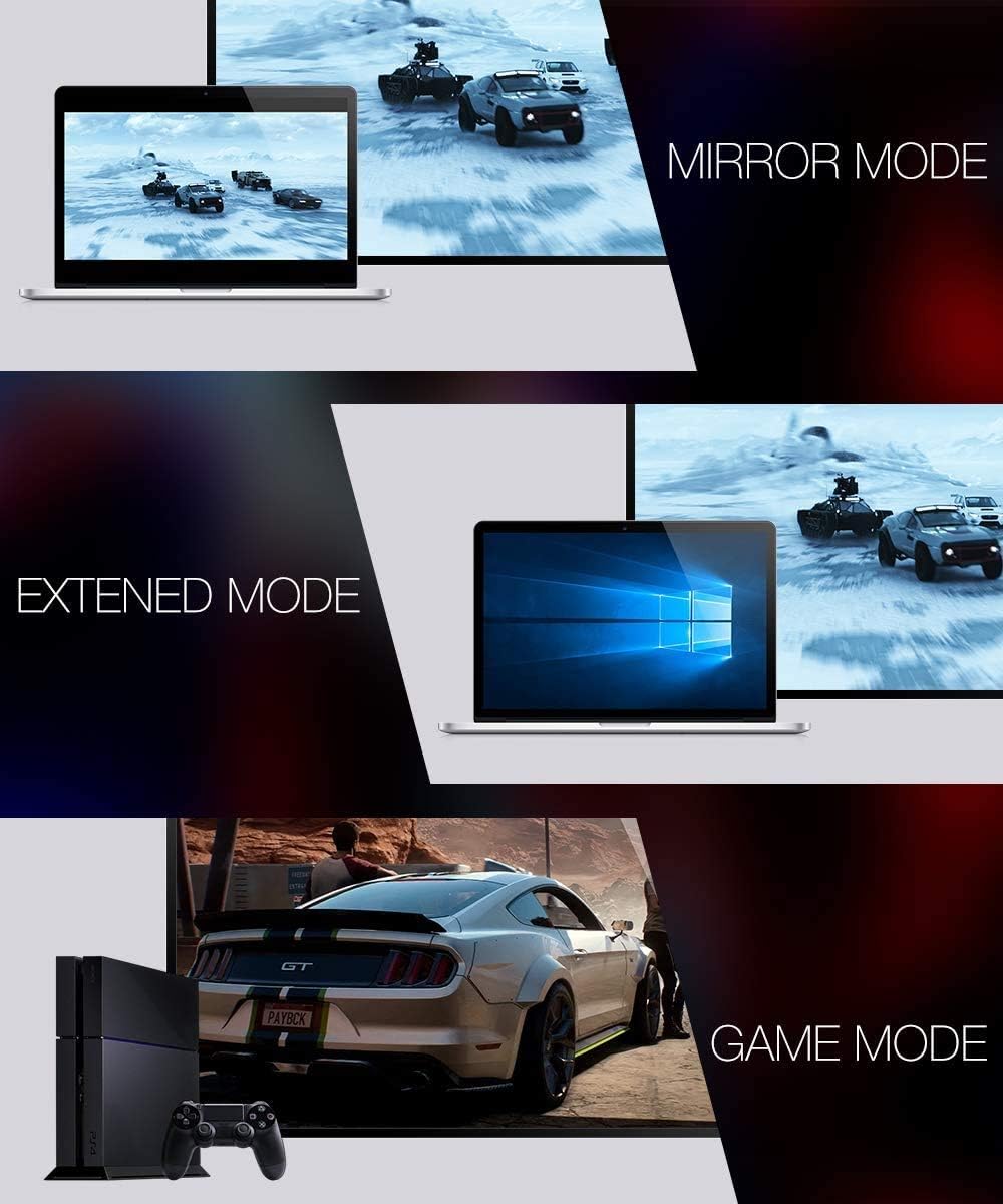 JSAUX 8K HDMI Cable 2 Pack 10ft, 48Gbps High Speed HDMI 2.1 Braided HDMI Cord, 4K 120Hz 144Hz, 8K 60Hz, Dynamic HDR, DTS:X, 2K, 1080P, 3D, eARC Compatible with Laptop, TV Gaming Monitor PS5 PS4 -Red