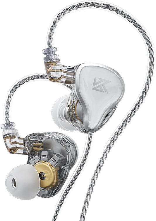 CCA KZ ZAS in Ear Monitor Headphones 16 Units 7BA 1DD Hybrid Drivers HiFi IEM Earphones High Clarity Wired Earbuds for Musicians Singers Audiophile Dj Drummers