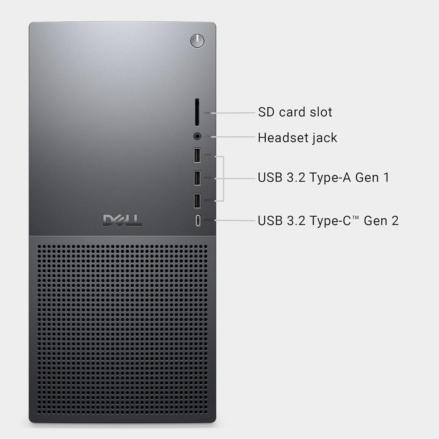 Dell Tower Plus EBT2250 Desktop Computer - Series 2 Intel Core Ultra 9 285 24-Core Processor up to 5.6 GHz, 16GB DDR5 RAM, 4TB NVMe SSD, NVIDIA GeForce RTX 4060 8GB GDDR6, Windows 11 Pro, Graphite