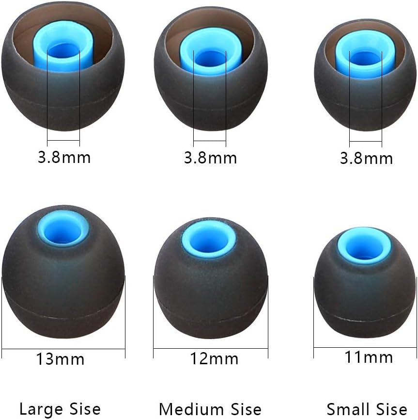 Earbud Tips Earbuds Replacement Tips Ear Tips Earbuds Eartips Eargels 9 Pairs SML