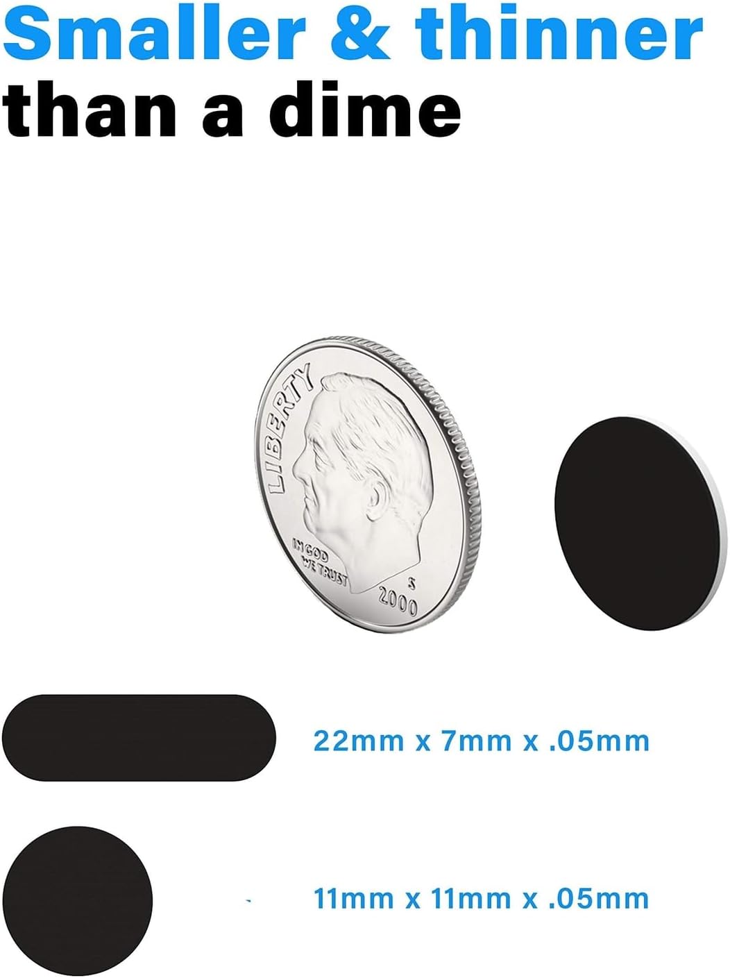 Nanobloc Universal Webcam Covers - Privacy Protection Accessory, No Residue Application - Dots and Bars, 7 Pieces - Wood Marble - Sustainable Laptop Webcam Cover - Camera Privacy Stickers