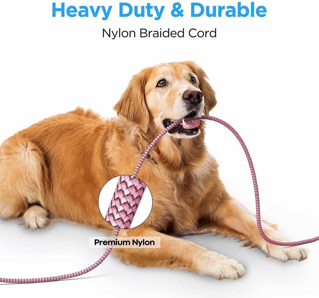 etguuds 6.6ft USB A to USB C Cable 3A Fast Charging, 2-Pack USB A to USB Type C Charger Cord for iPhone 16 15 Pro/Pro Max/Plus, for Samsung Galaxy S24 S23 S22 S21 S20 S10 A55 A54 Flip Note, Moto, Pink