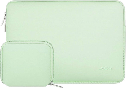 MOSISO Laptop Case 16 inch, 15-15.6 inch Laptop Sleeve Bag Compatible with MacBook Pro 16 inch, HP, Acer, Dell, Lenovo, ASUS Notebook, Neoprene Computer Sleeve Bag with Small Case, Honeydew Green