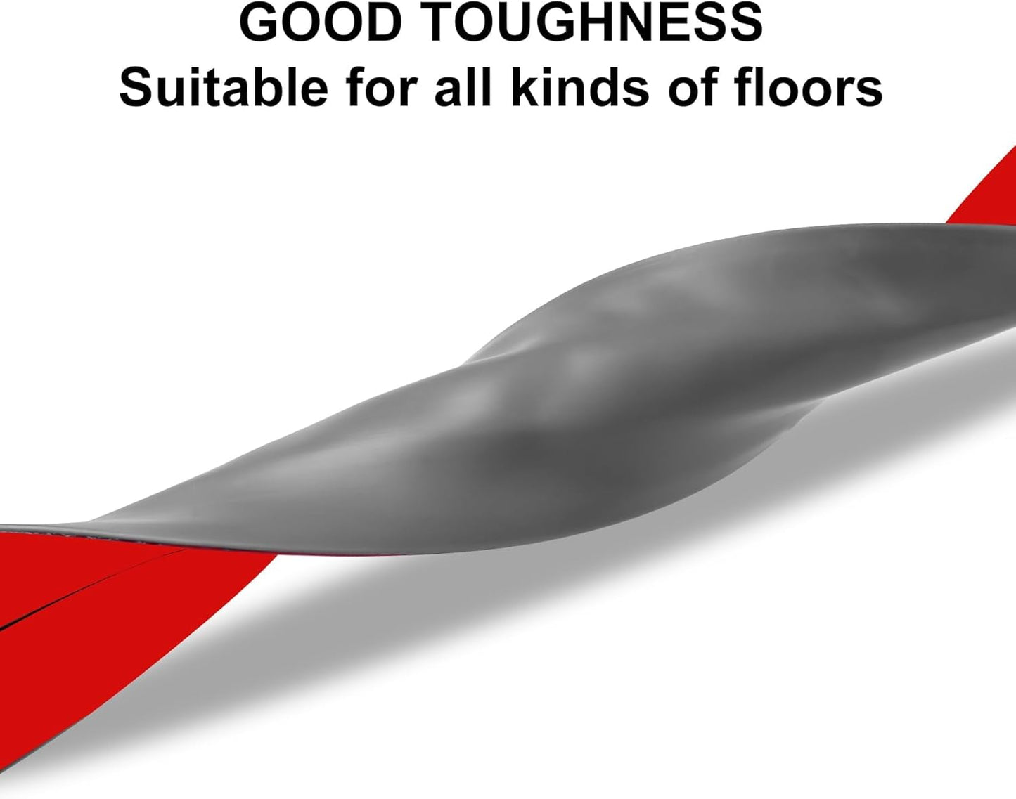 6.5Ft Floor Cord Cover Gray Silicone Cable Protector Easy to Install Wire Organizer and Hider for Home, Office, Garage (Gray-2m)