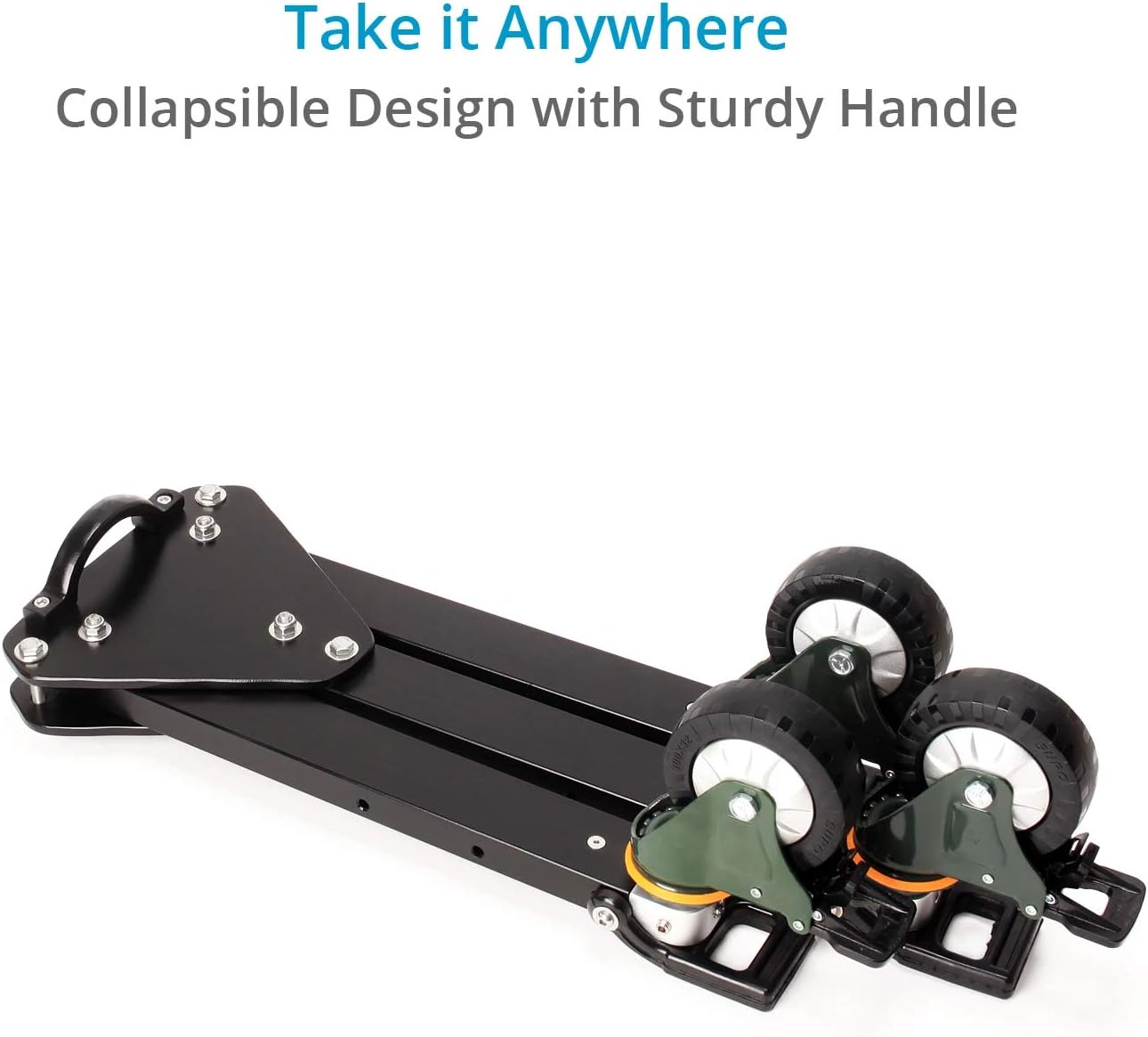 PROAIM Lineo Portable Video Camera Floor Dolly. Heavy-Duty Professional Studio Dolly. Payload up to 500kg/1100lb (P-PRT-D)