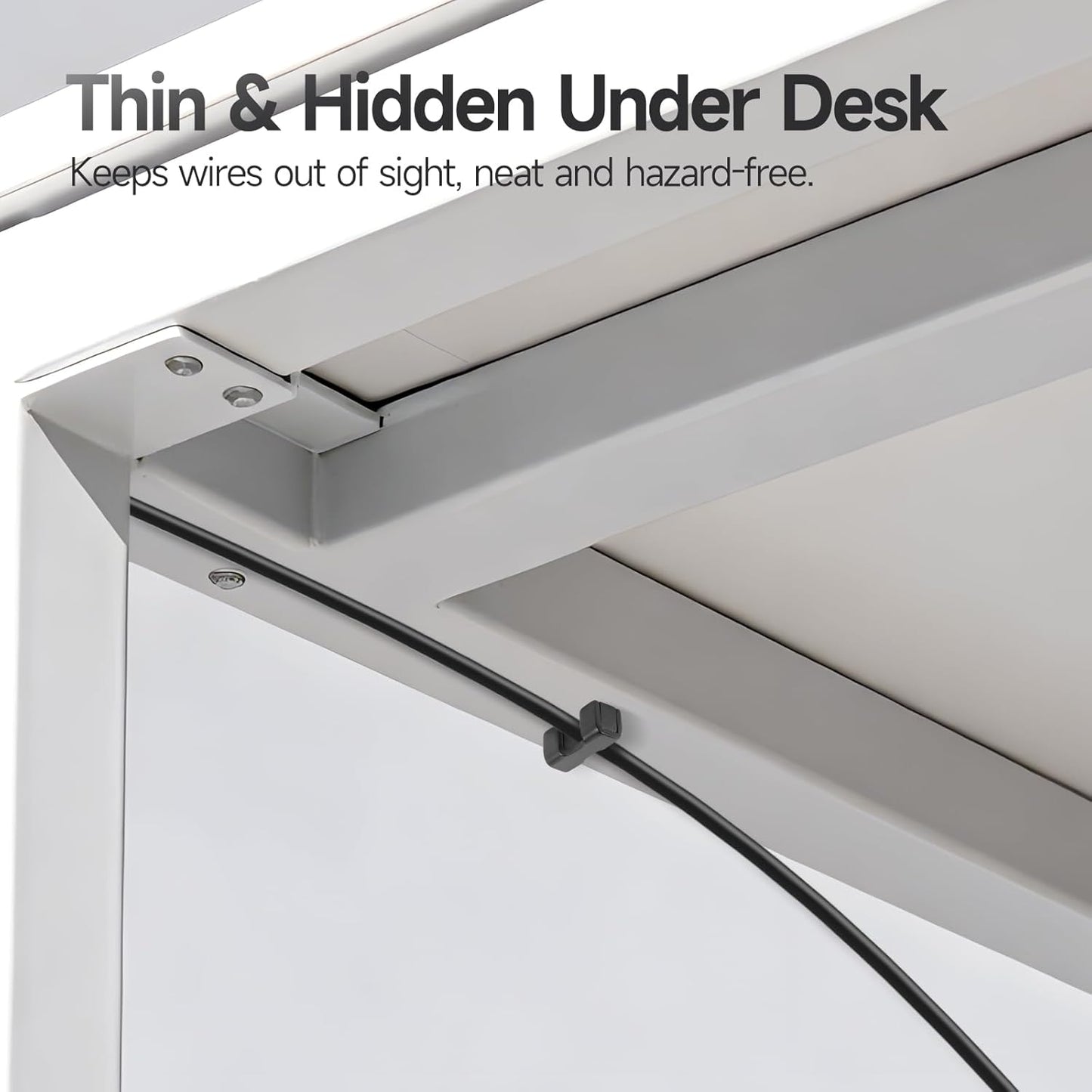 10 Pack Magnetic Cord Organizer Holder, Cable Clips - Strong Magnet Wire Management for Desk, Under Desk, Nightstand, Office, Car, Kitchen, Adjustable