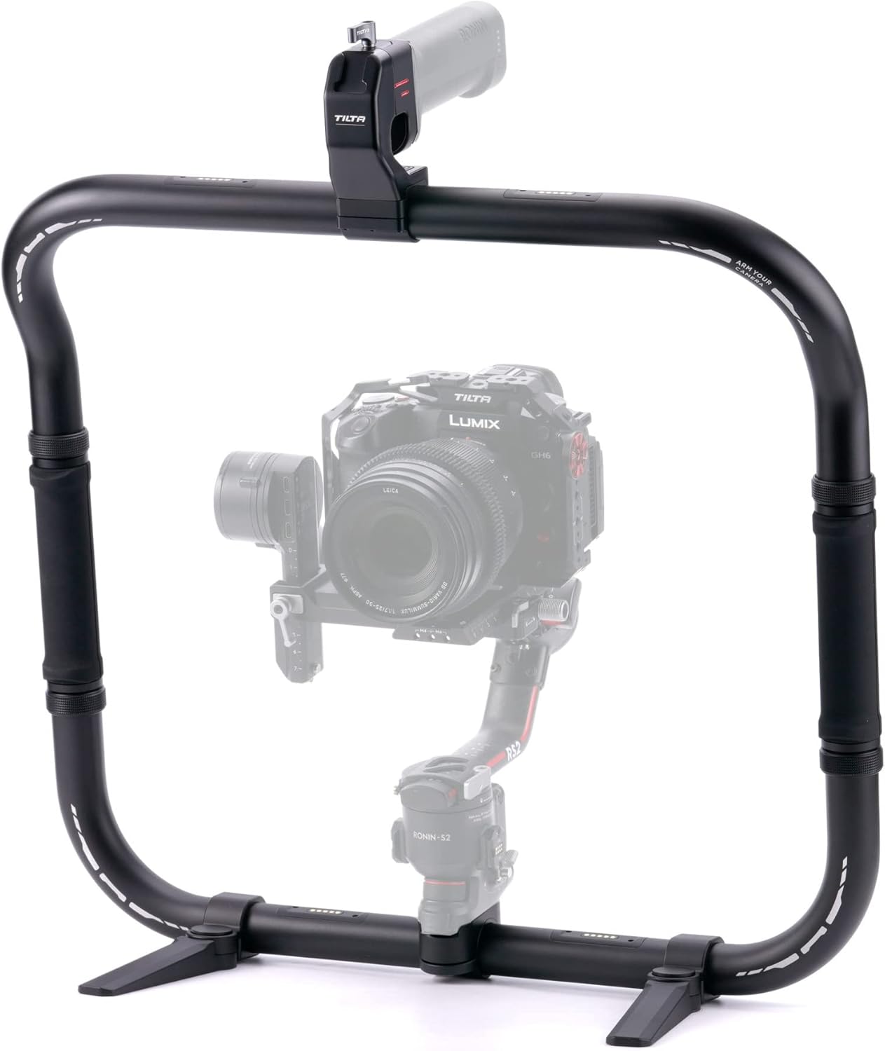 Tilta Basic Ring Grip Plus Compatible with DJI Ronin RS3 Pro/ RS4/ RS4 Pro | Improved Stability, Movement & Flexibility | Aluminum Alloy | Multiple Power Options