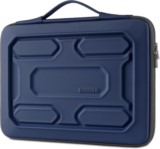 DOMISO 17 inch Laptop Sleeve with Handle Shockproof Waterproof EVA Protective Case for 17.3" ZBook Fury 17.3 G8/MSI GS73VR Stealth Pro/HP Envy 17/LG Gram 17"/ROG Strix GL702VS, Dark Blue