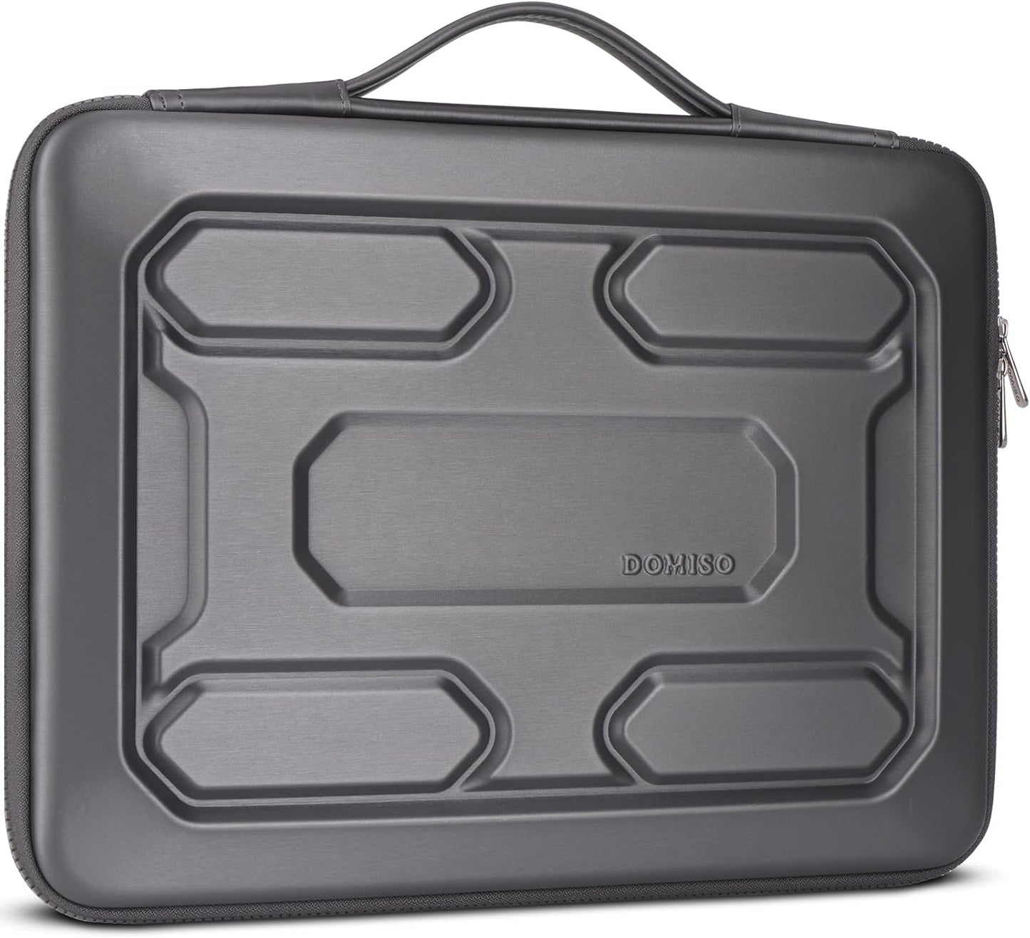 DOMISO 17 inch Laptop Sleeve with Handle Shockproof Waterproof EVA Protective Case for 17.3" ZBook Fury 17.3 G8/MSI GS73VR Stealth Pro/HP Envy 17/LG Gram 17"/ROG Strix GL702VS, Dark Grey