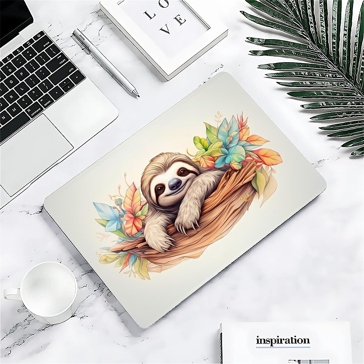 Compatible with MacBook Air 13.3 13.6 Inch Case 2022 2021 2020 2019 Plastic Hard Shell Case Cover,13.3 Pro(A1706/A1708/A1989/A2159/A2289/A2338), Sloth