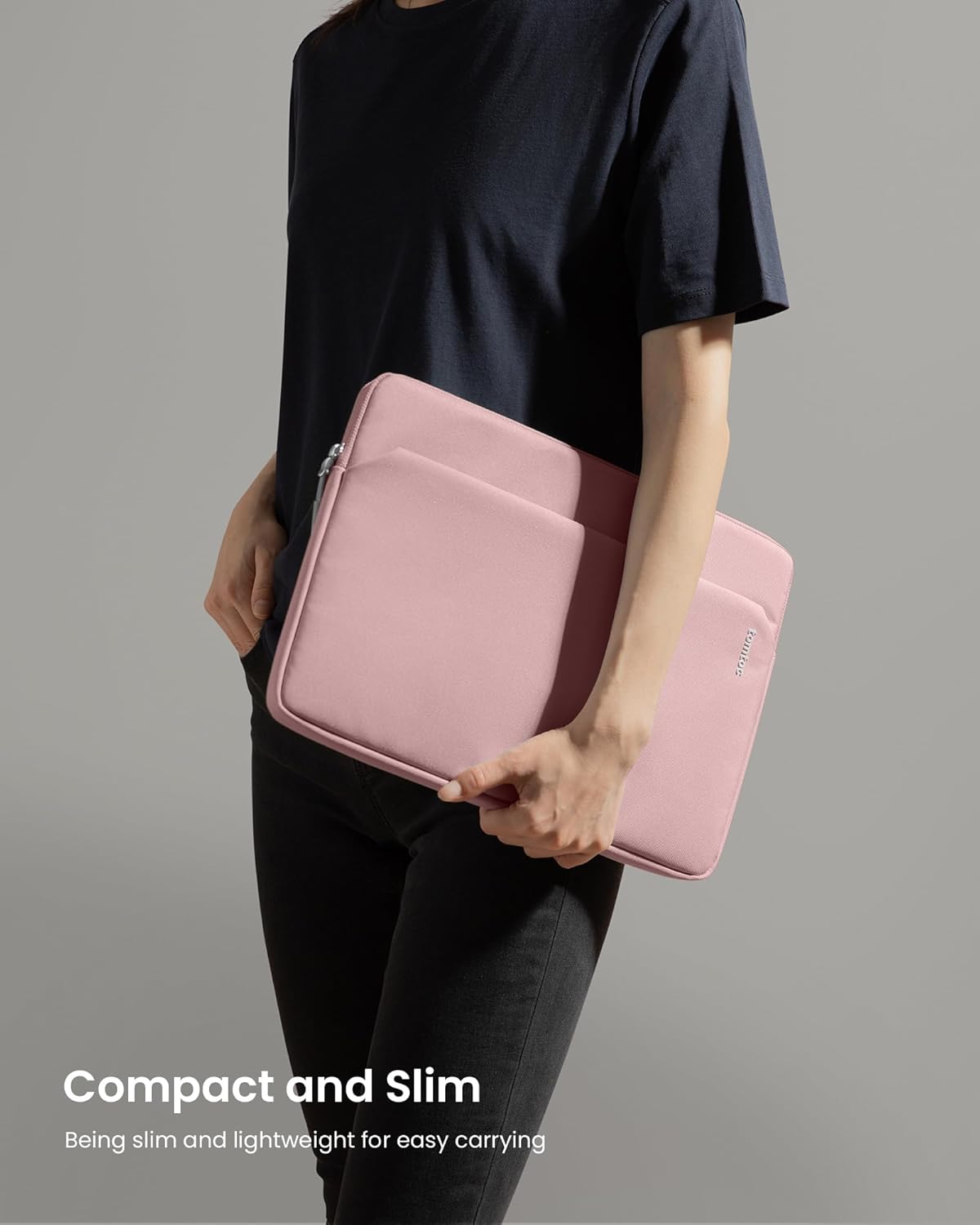 tomtoc Slim Laptop Sleeve for 14-inch MacBook Pro M4/M3/M2/M1 Pro/Max 2024-2021, Water-Resistant Protective Case for 13.8 Inch Surface Laptop AI PC, Accessory Bag