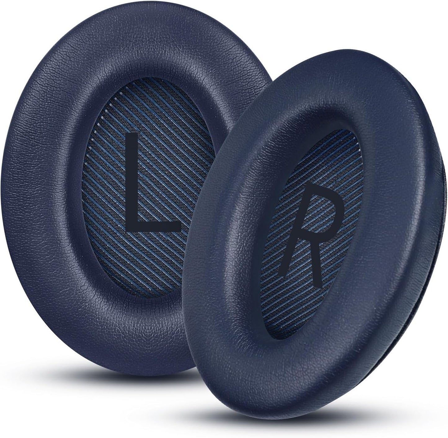 Headphones Replacement Ear Pads, Protein Leather earpad Cushions for Bose Quiet Comfort QC35 Headphones, Replacement Earpads, Softer Memory Foam - Navy Blue