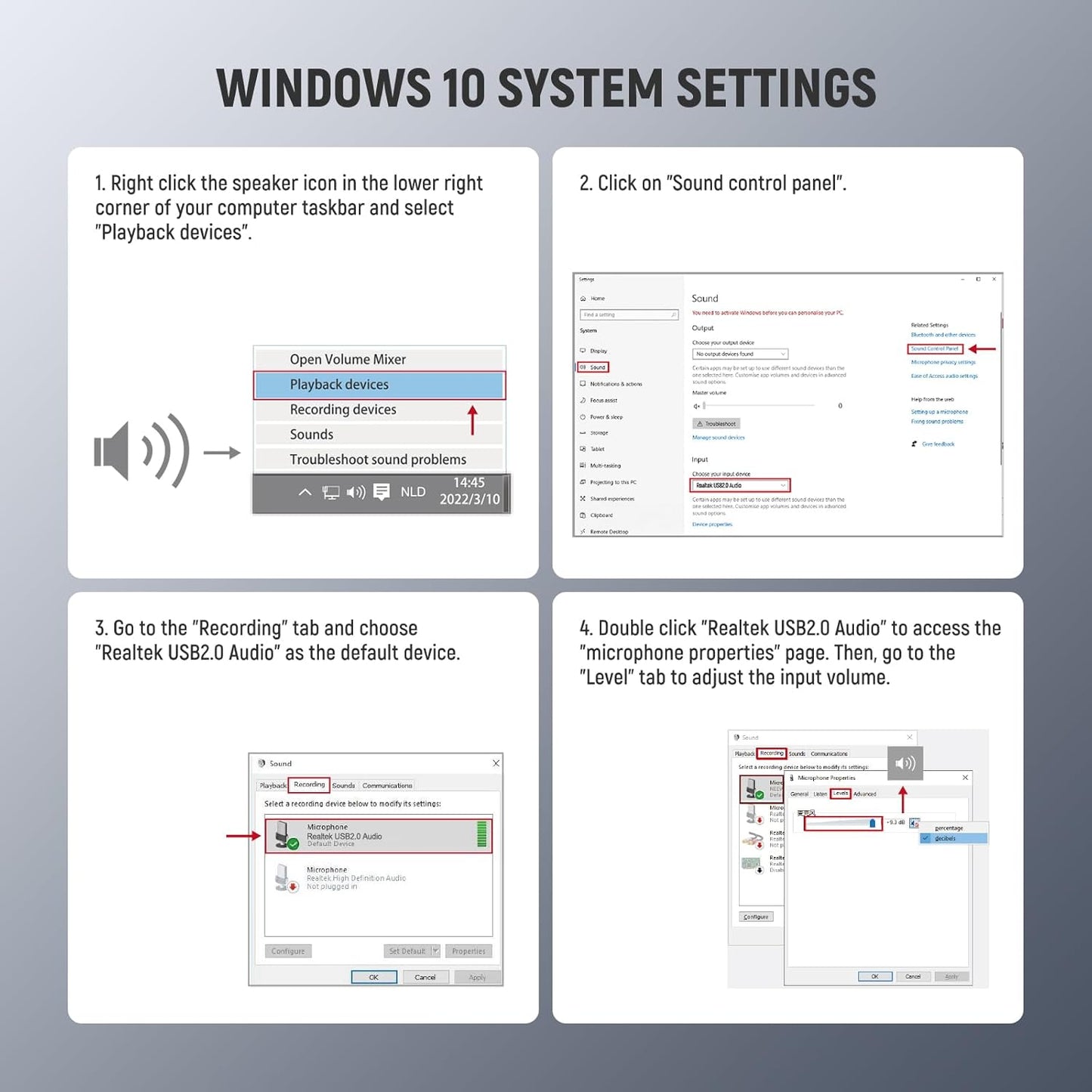 NEEWER USB Lapel Microphone, Plug & Play Mini Omnidirectional Clip On Lavalier Mic with 3.5mm Monitoring Headphones Jack for USB 2.0 Mac Windows PC Laptop Computer YouTube Skype Podcast Gaming, LM2