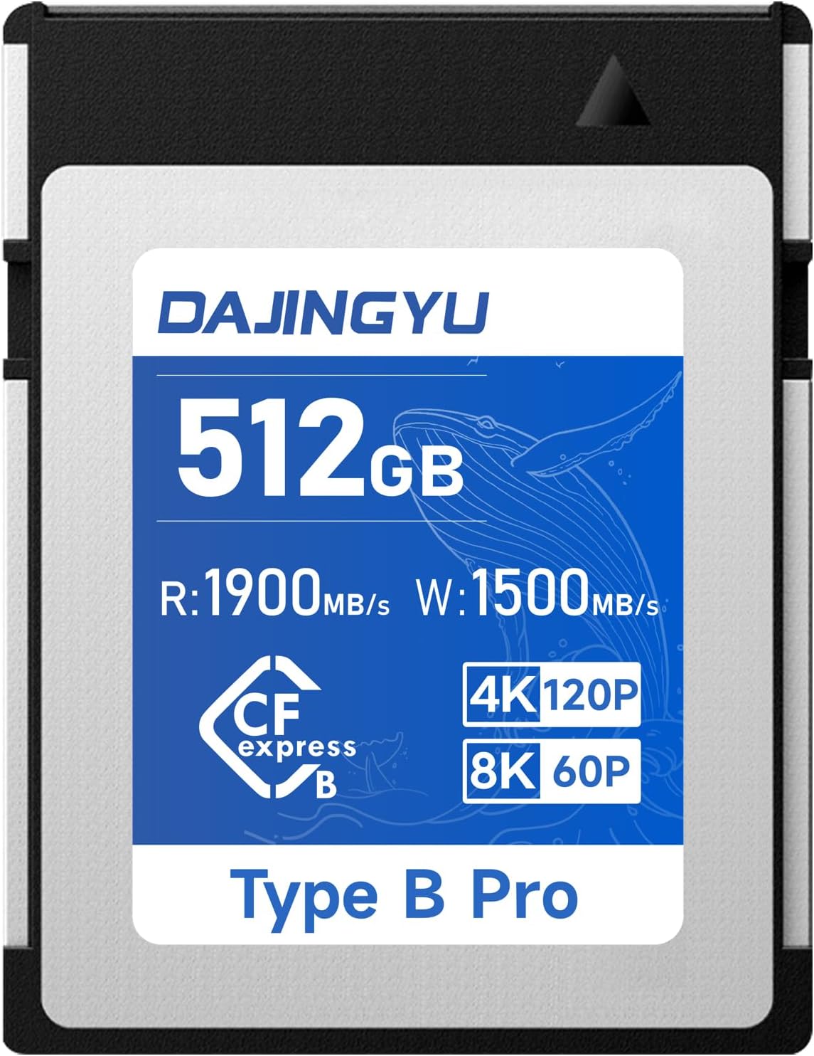 512GB CFexpress Type B Memory Card VPG400 Up to 1900/1500 MB/s Read/Write- Shooting Video and Photo in up to 8K RAW Compatible with Nikon Canon panasonic Fujifilm Camera