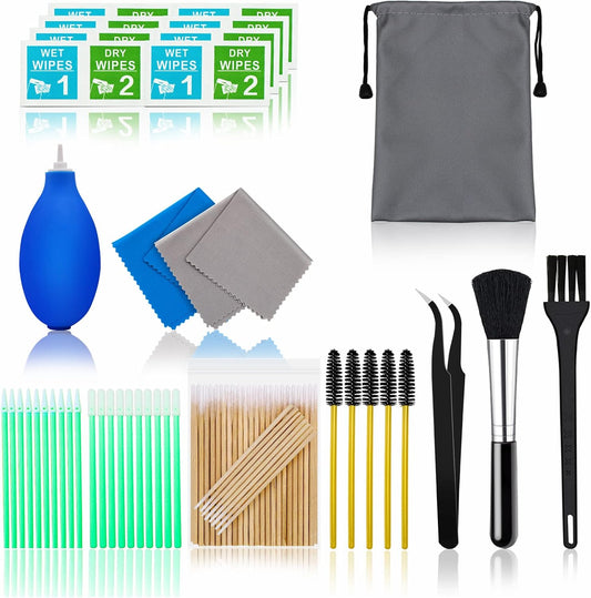 Cell Phone Cleaning Kit, Speaker Cleaner for iPhone, Charging Port Cleaning Tool, Electronic Cleaning kit, Compatible with Airpods Earbuds Camera USB C Lightning Port ipad (140PCS)