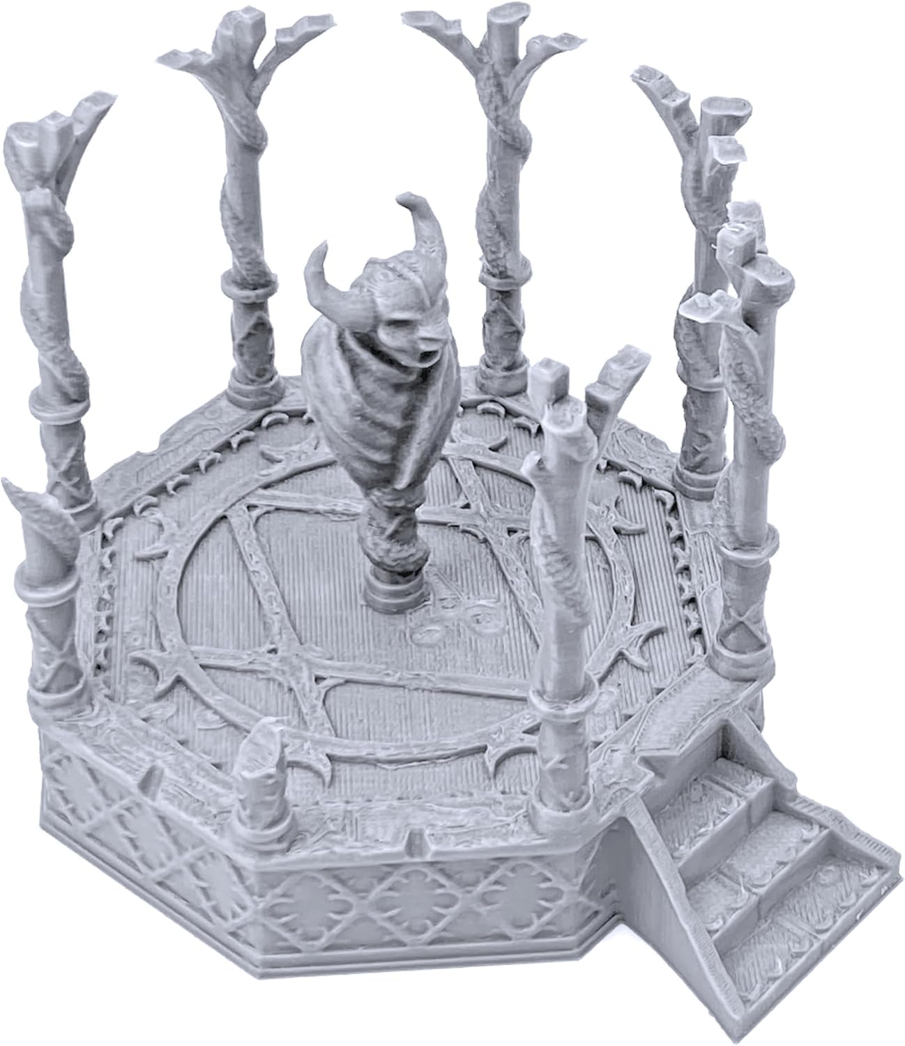 EnderToys Daemon Dais by Printable Scenery, 3D Printed Tabletop RPG Scenery and Wargame Terrain 28mm Miniatures