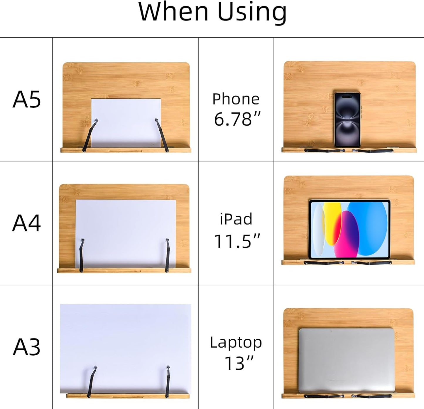 Extra Large Tablet Stand for Desk, Adjustable Holder for Touch Screen Tablets